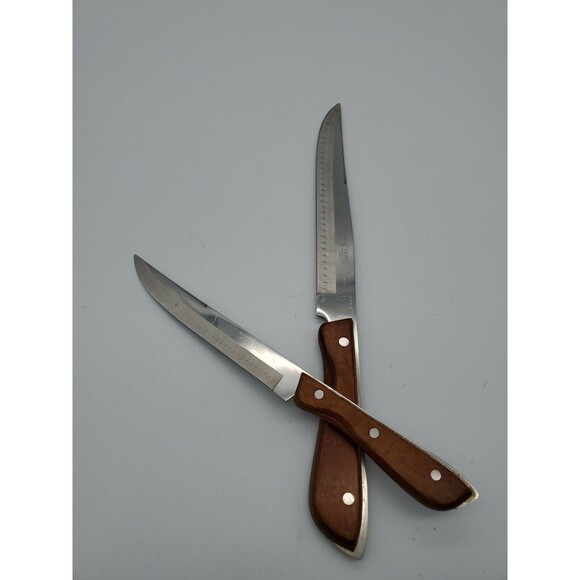 Regent Swords Lightening Edge Stainless Japan 8" & 6" Vintage Knives - Picture 12 of 12